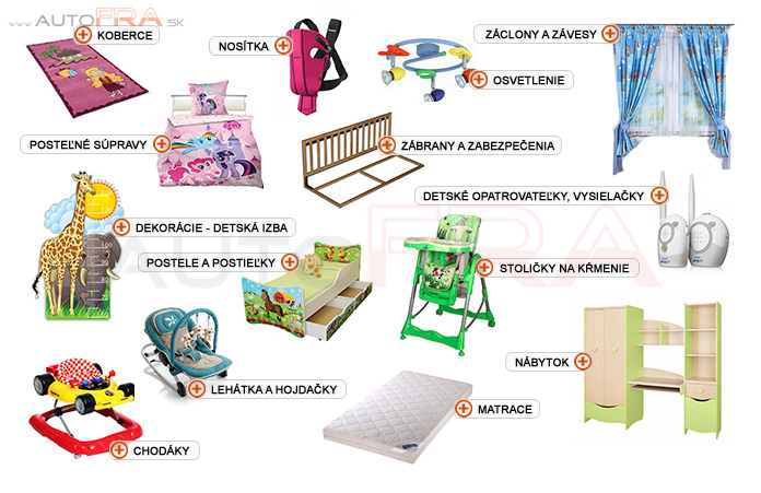 Sprostredkovanie tovaru z Poľska: Stoličky na kŕmenie – Detská izba a  potreby pre deti – Tovar z Poľska | Autofra